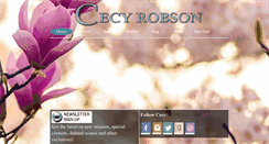 Desktop Screenshot of cecyrobson.com